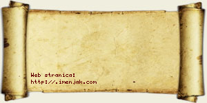 Dijana Čanak vizit kartica